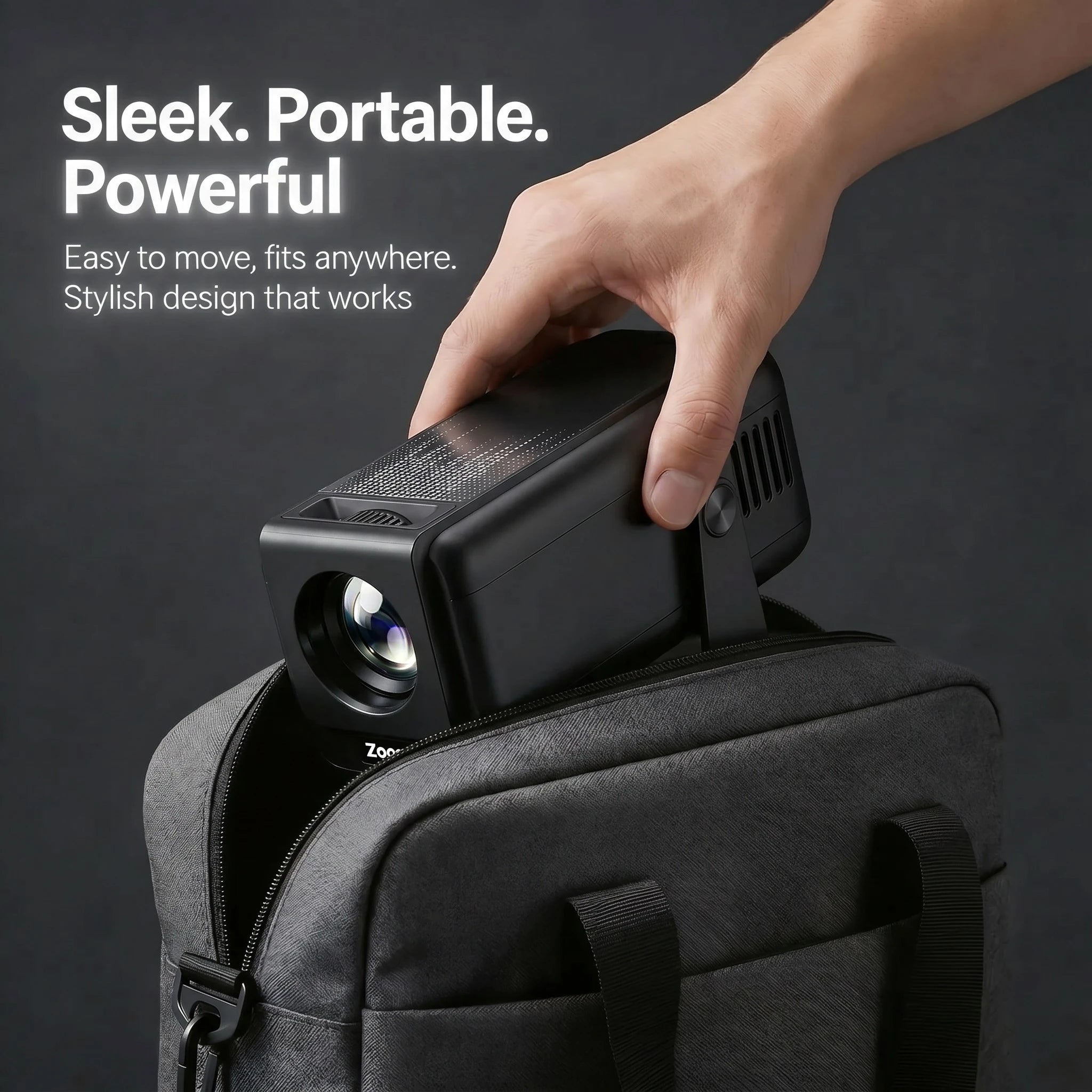 Zoomly Pro Max Full HD 1080p smart projector – product photo 8