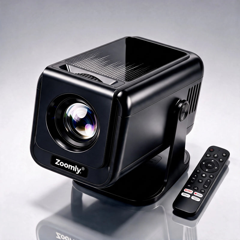 Zoomly® Pro Max Smart Projector