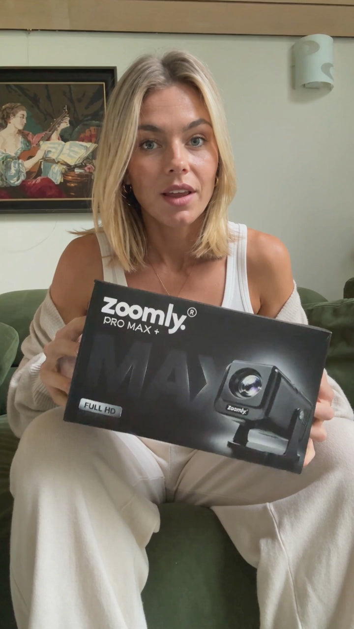 Load video: Zoomly projector video